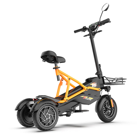 Trottinette électrique 3 roues avec selle 1000W pour PMR modèle F2