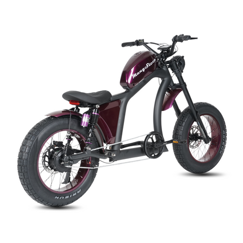 Vélo électrique FatBike Mangosteen FT-02 style chopper